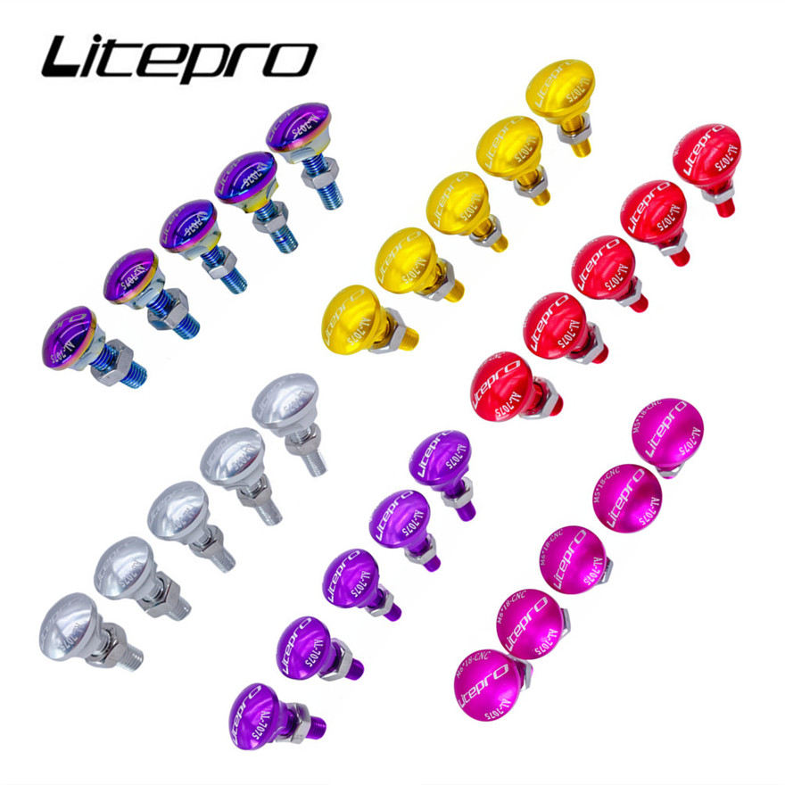 Mountain Biking Pictures - Litepro 5 pçs parafuso de fixação