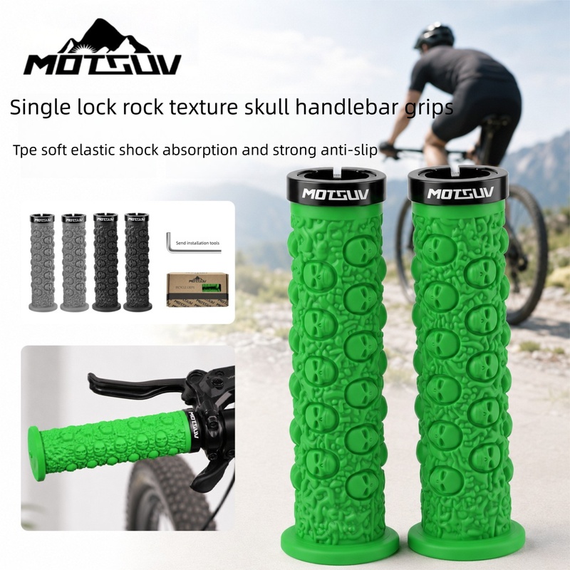 Mountain Biking Gloves - Manoplas de Guidão de Bicicleta, Punhos
