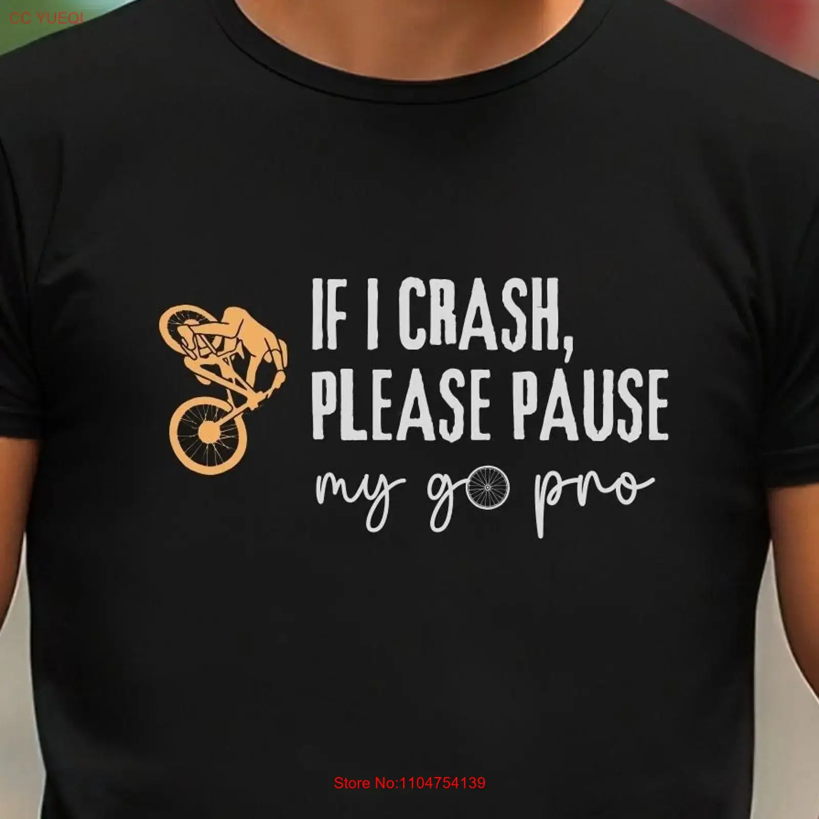Mountain Biking App - Camiseta de Ciclismo Engraçada com Estampa
