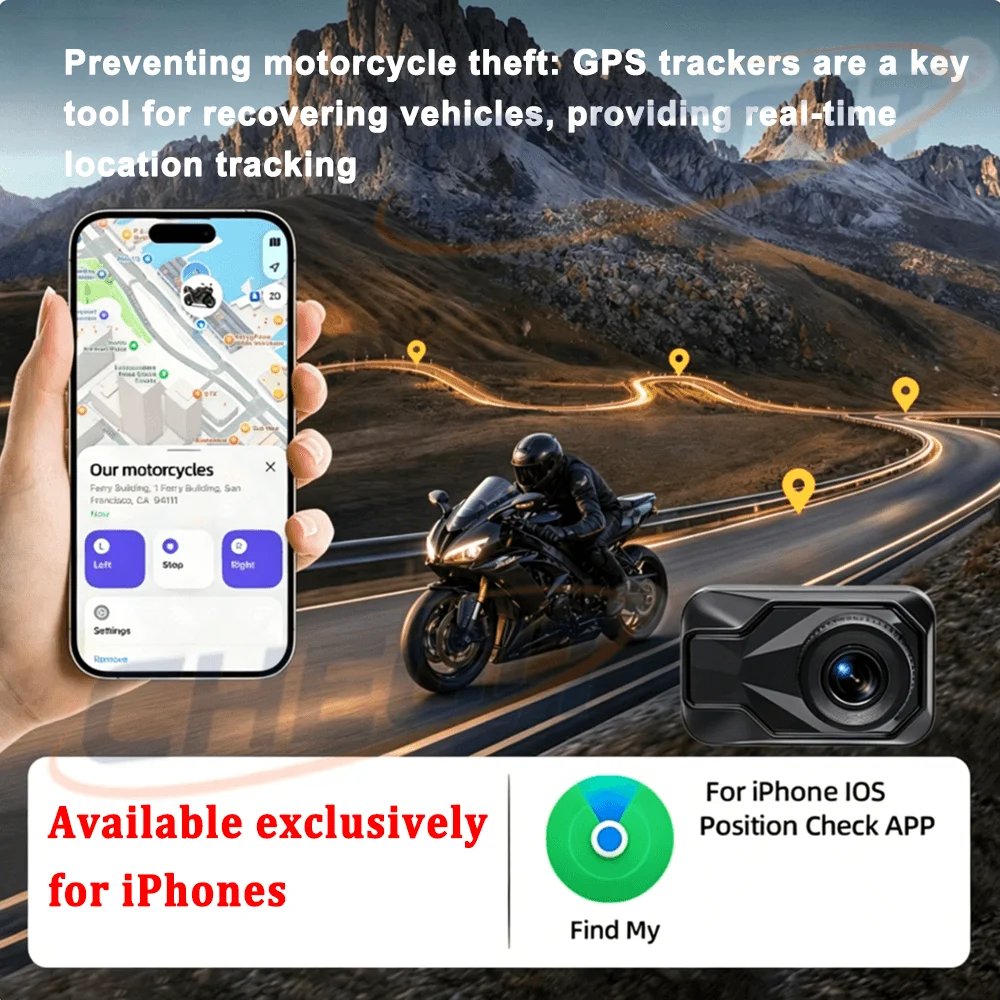 Câmera DVR para Motocicleta 2K - Mountain Biking App avaliação e preço