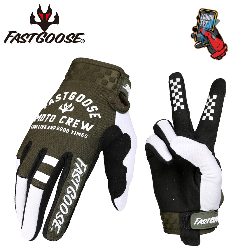 Fastgoose motocross mx luvas e - Mountain Biking Gloves avaliação e preço