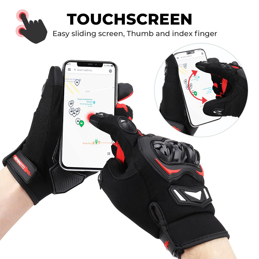 Kemitour verão luvas da motoci - Mountain Biking Gloves avaliação e preço