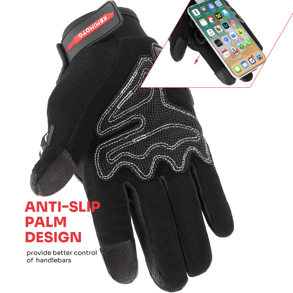 Kemitour verão luvas da motoci - Mountain Biking Gloves avaliação e preço